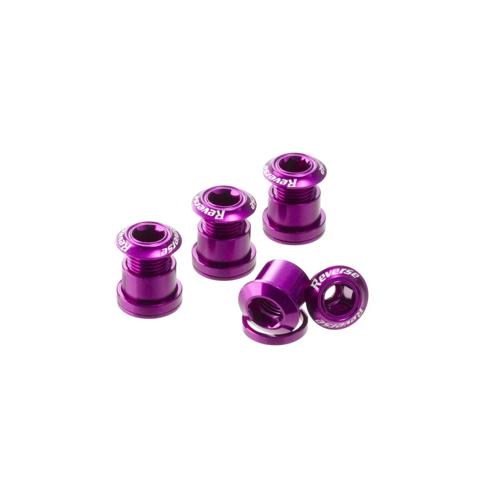 4 kpl:n sarja REVERSE COMPONENTS Savupiipun ruuvit Violetti
