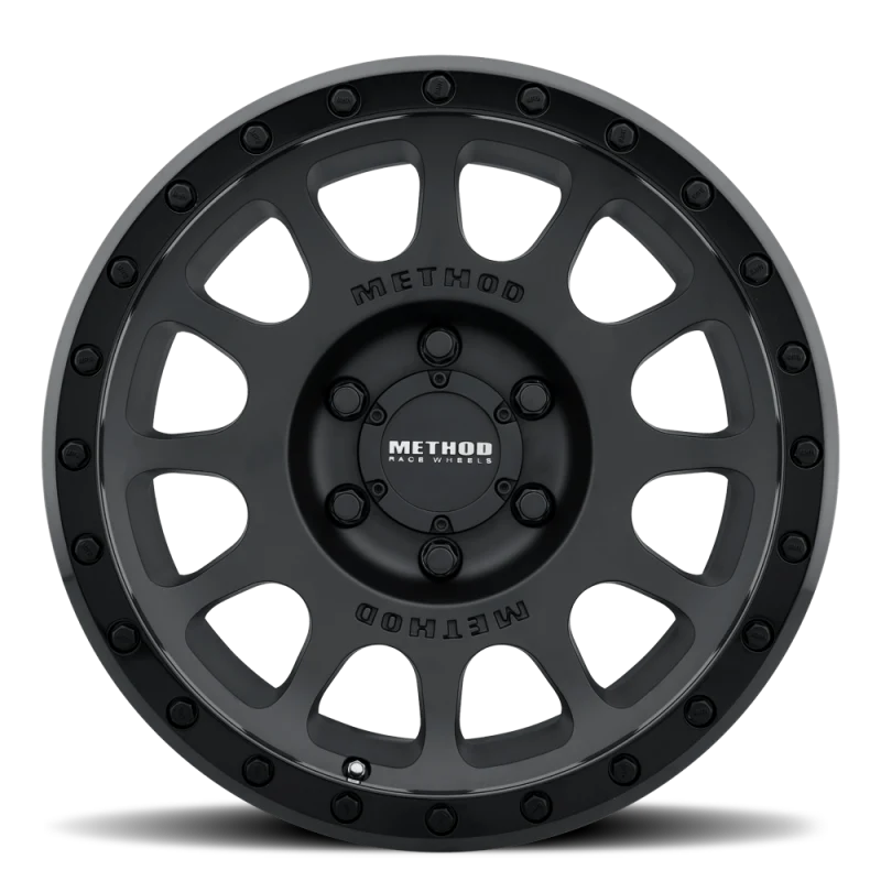 Method MR305 NV 17x8.5 0mm Offset 5x150 116.5mm CB Matte-Gloss Black Wheel