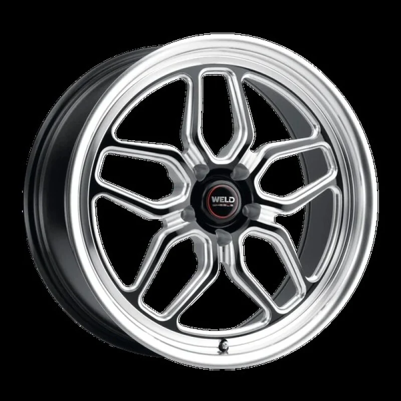 Weld Laguna Drag S152 17x10 / +49 / 5x114.3 / 78.1 CB - Gloss Black W/ Milled Spoke
