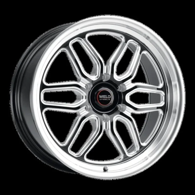 Weld Racing 17x10 Laguna 6 Drag 6x135 ET42 BS7.25 Gloss BLK MIL DIA 87.1