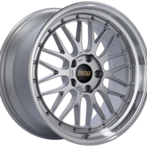 BBS LM 20x9.5 5x112 ET8 Diamond Silver Wheel 67mm PFS/Clip Required