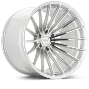 Vossen HFX-4 18x9 - 6x139.7 - ET0 - Super Deep - 106.1 - Silver Polished Wheel