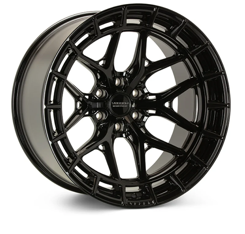 Vossen HFX-6 22x10 - 6x139.7 - ET-18 - Super Deep - 106.1 - Gloss Black Wheel