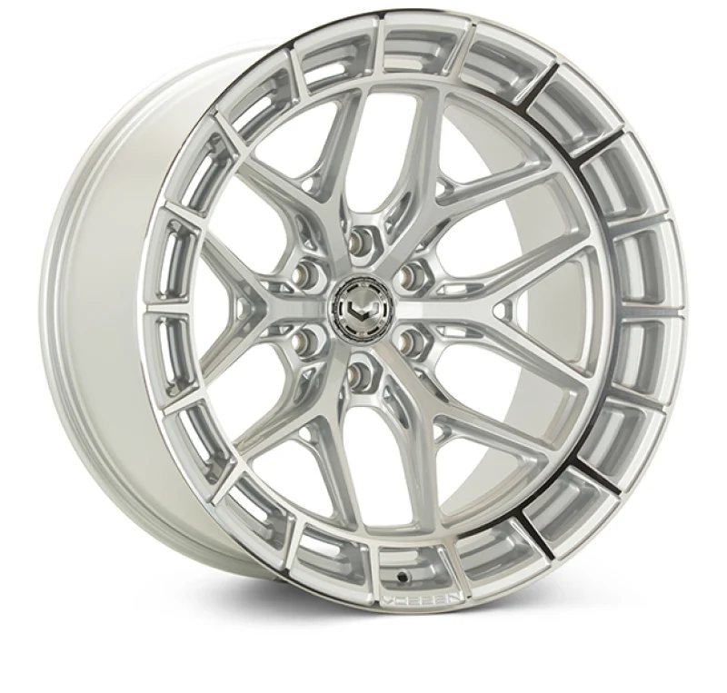 Vossen HFX-6 22x9.5 - 6x139.7 - ET20 - Deep - 106.1 - Silver Polished Wheel